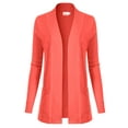 thumbnail image 1 of Made by Olivia Women's Open Front Long Sleeve Classic Knit Cardigan, 1 of 7
