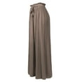 thumbnail image 1 of Made by Olivia Women's Ribbon Tie Chiffon Loose Pleated Wide Leg Palazzo Pants, 1 of 4