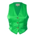 thumbnail image 1 of Made by Olivia Women's Satin Button Up Cropped Vest, 1 of 5