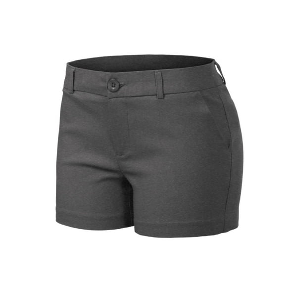 Made by Olivia Women's Slim Comfort Mid Rise Office Shorts