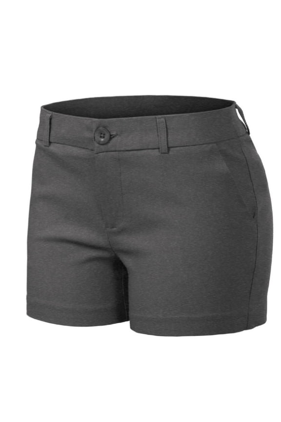 Women's Slim Comfort Mid Rise Office Shorts