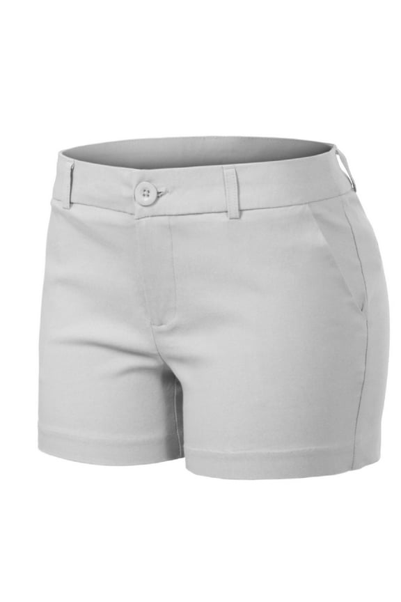 Women's Slim Comfort Mid Rise Office Shorts
