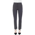 thumbnail image 1 of Made by Olivia Women's Solid High Waist Ultra Comfy Stretchy Office Trouser Pants, 1 of 5