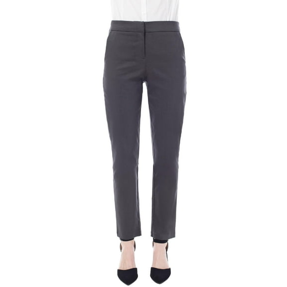 Made by Olivia Women's Solid High Waist Ultra Comfy Stretchy Office Trouser Pants