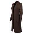 thumbnail image 1 of Made by Olivia Women's Solid Soft Stretch Long-Line Long Sleeve Cardigan [S-XL], 1 of 5