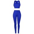thumbnail image 1 of Made by Olivia Women's Two Piece Gym Yoga Racerback Sports Bra With Slim Fit Legging Active Set, 1 of 3