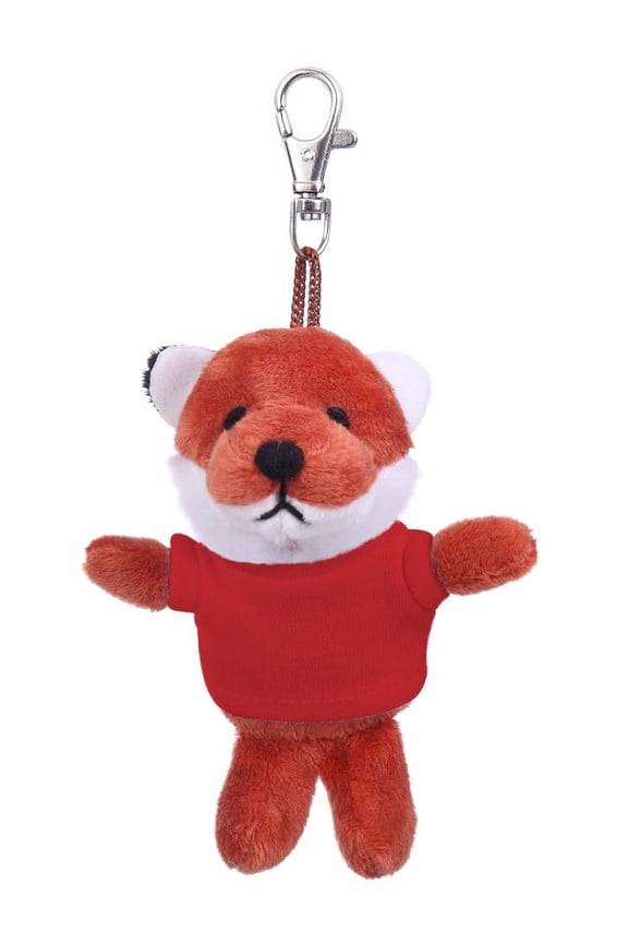 Made by alien's soft plush Bear keychain, Clip for the kids keys, purse & bags,