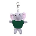 thumbnail image 1 of Made by alien's soft plush Elephant keychain, Clip for the kids keys, purse & bags,, 1 of 1