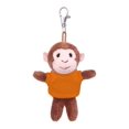 thumbnail image 1 of Made by alien's soft plush Monkey keychain, Clip for the kids keys, purse & bags, Best Gift For birthday Anniversary Mothers day, 1 of 1
