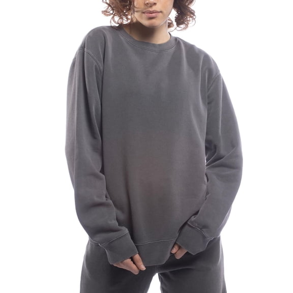 Made for The People Upcycled Crewneck Sweatshirt in Black, M