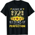 thumbnail image 1 of Made in 1921 Sunflower 103 Years Old 103rd Birthday T-Shirt, 1 of 2