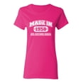 thumbnail image 1 of Made in 1958 All Original Parts Sarcastic Novelty Gift Idea Adult Humor Funny Women's Casual Tees, 1 of 3