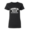 thumbnail image 1 of Made in 1966 All Original Parts Sarcastic Novelty Gift Idea Adult Humor Funny Women's Casual Tees, 1 of 3