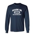 thumbnail image 1 of Made in 1968 All Original Parts Sarcastic Novelty Gift Idea Adult Humor Funny Men's Long Sleeve Shirts, 1 of 3