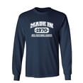 thumbnail image 1 of Made in 1970 All Original Parts Sarcastic Novelty Gift Idea Adult Humor Funny Men's Long Sleeve Shirts, 1 of 3