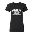 thumbnail image 1 of Made in 1971 All Original Parts Sarcastic Novelty Gift Idea Adult Humor Funny Women's Casual Tees, 1 of 3