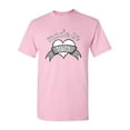 thumbnail image 1 of Made in 1975 40th Birthday Heart Crest DT Adult T-Shirt Tee, 1 of 2