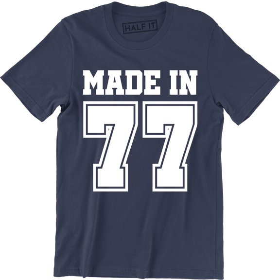 Made in 1977 Vintage . Born 1977 40th Year Birthday Age Year Men's T-Shirt