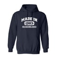 thumbnail image 1 of Made in 1983 All Original Parts Sarcastic Novelty Gift Idea Adult Humor Funny Men's Hoodies, 1 of 3