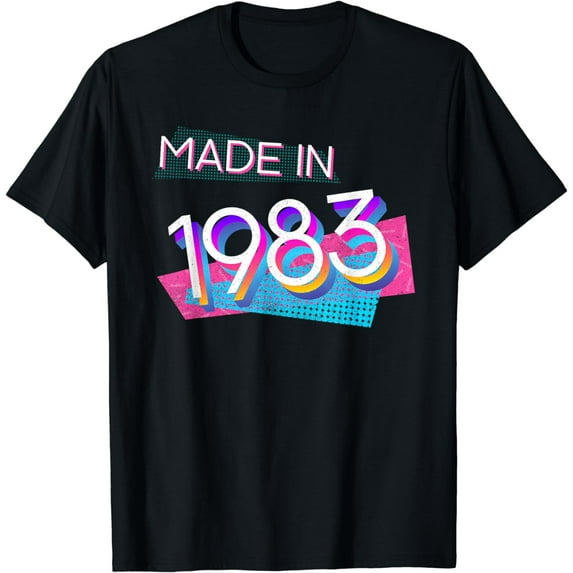Made in 1983 – Retro Vintage 80s Birthday Party T-Shirt