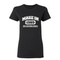 thumbnail image 1 of Made in 1989 All Original Parts Sarcastic Novelty Gift Idea Adult Humor Funny Women's Casual Tees, 1 of 3