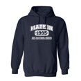 thumbnail image 1 of Made in 1995 All Original Parts Sarcastic Novelty Gift Idea Adult Humor Funny Men's Hoodies, 1 of 3