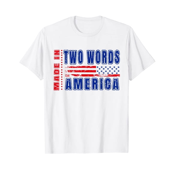 Made in America Outdoor Flag - Vintage USA Design with Funny Text - Durable and Weather Resistant Yard Decor