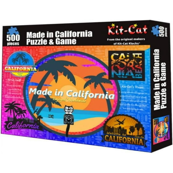 Made in California Kit-Cat Klock Jigsaw Puzzle and Game
