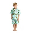 thumbnail image 1 of Made in Hawaii Luau Aloha Shirt and Shorts Boy Cabana Set Pink Flamingo All over in Assorted Colors, 1 of 4