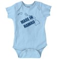 thumbnail image 1 of Made in Hawaii Proud HI Islands Local Romper Boys or Girls Infant Baby Brisco Brands 18M, 1 of 7