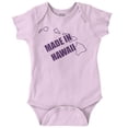 thumbnail image 1 of Made in Hawaii Proud HI Islands Local Romper Boys or Girls Infant Baby Brisco Brands NB, 1 of 6