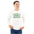 thumbnail image 1 of Made in Ireland Irish Pride St Pattys Plus Size Long Sleeve Graphic Tee Shirt Brisco Brands 3X, 1 of 3