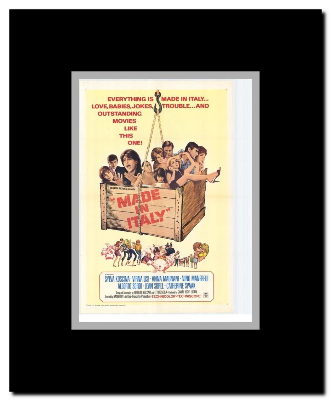 Made in Italy Framed Movie Poster