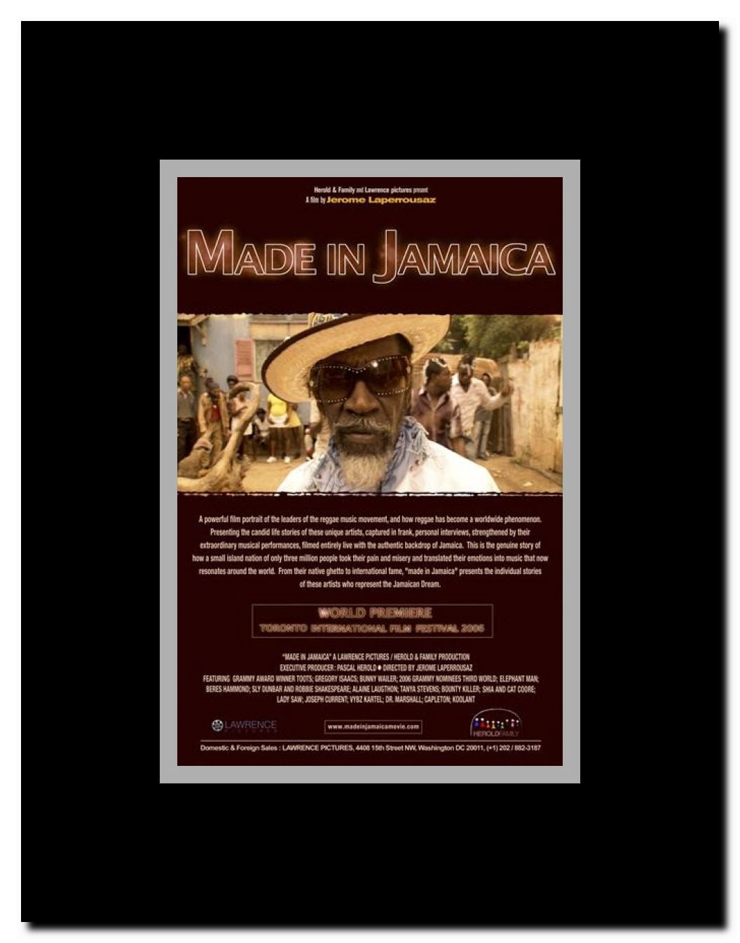 Made in Jamaica Framed Movie Poster
