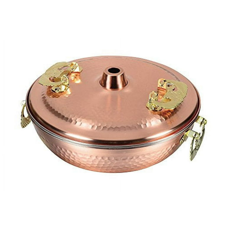 Made in Japan Pure Copper Shabu-Shabu Pot 26cm [For Gas Fire Only