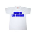 thumbnail image 1 of Made in Los Angeles Street Art Style Graphic T-Shirt, White-Blue XL, 1 of 1