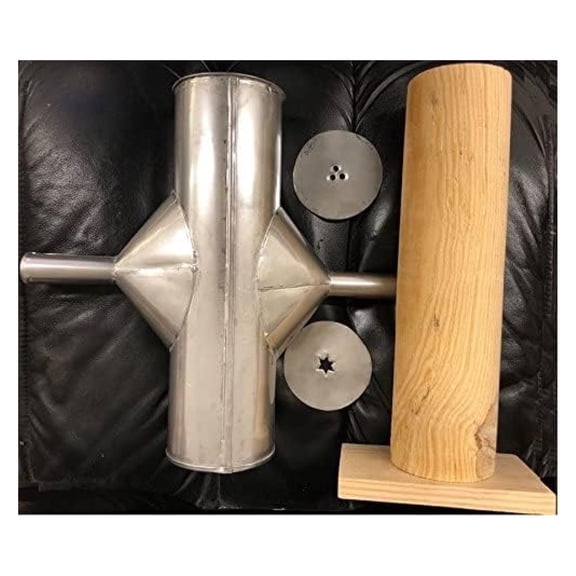 Made in Mexico 12" Mejicana Churrera Churro Maker Churros Manual Hand Machine Metal/Wood w/2 molds