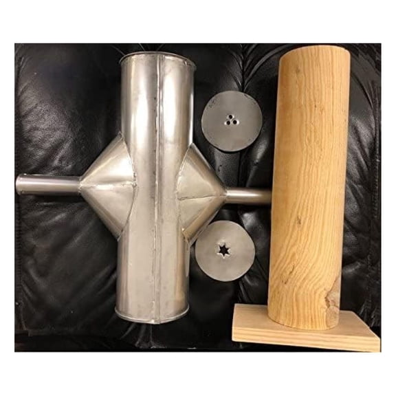 Made in Mexico 12" Mejicana Churrera Churro Maker Churros Manual Hand Machine Metal/Wood w/2 molds