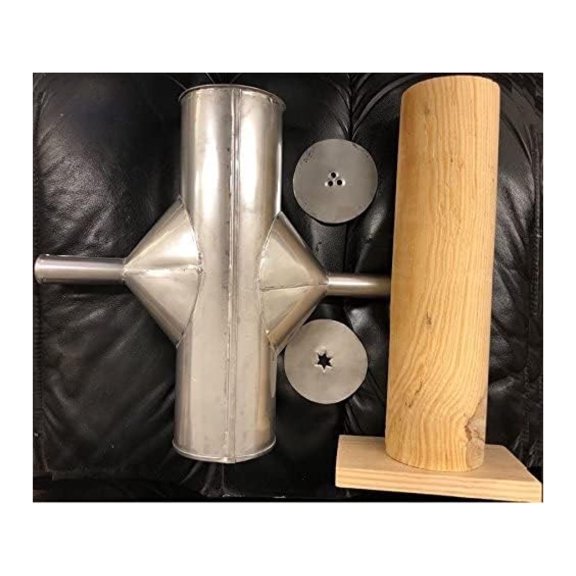 Made in Mexico 12" Mejicana Churrera Churro Maker Churros Manual Hand Machine Metal/Wood w/2 molds