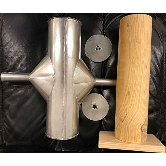 Made in Mexico 15.5" Mejicana Churrera Churro Maker Churros Manual Hand Machine Metal/Wood w/2 molds