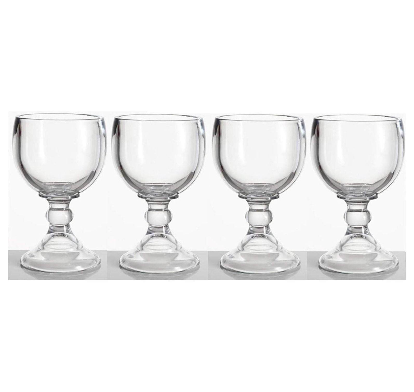 Made in Mexico Chavelas 4-Shrimp Cocktail Schooner Beer Chavela Glasses ...