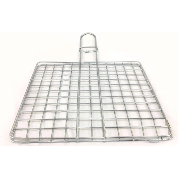 Made in Mexico Fish Steak Kabob Vegetable BBQ Grill Portable Basket Rejilla Parrilla De Mano Zarandeado 20x24"