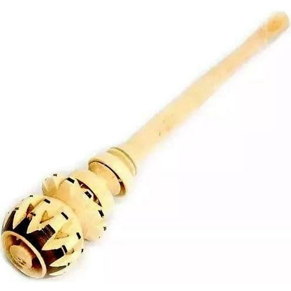 Made in Mexico Manual Mexican Wooden Wood Grinder Cocoa Mixer Stirrer Frother Molinillo De Madera Chocolate