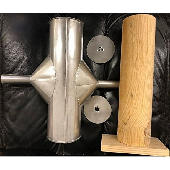 Made in Mexico Mejicana Churrera Churro Maker Churros Manual Hand Machine Metal/Wood w/2 molds