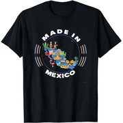 Made in Mexico Vintage Mexico Map by ASJ T-Shirt