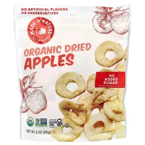 Made in Nature, Organic Apple Rings, 3 oz Pack of 2