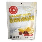 Made In Nature Organic Dried Chewy Banana Slices, 12 Ounce (Pack of 1) – Vegan Snack, Non-GMO, Unsulfured, Gluten Free, Kosher