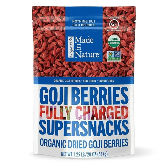 Made in Nature Organic Dried Goji Berries, 20 oz (1 Pack)