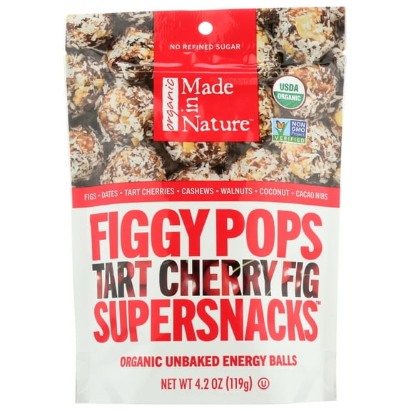 Made in Nature Organic Figgy Pops, Ch-Ch-Chery Supersnacks, 4.2 oz (119 g)