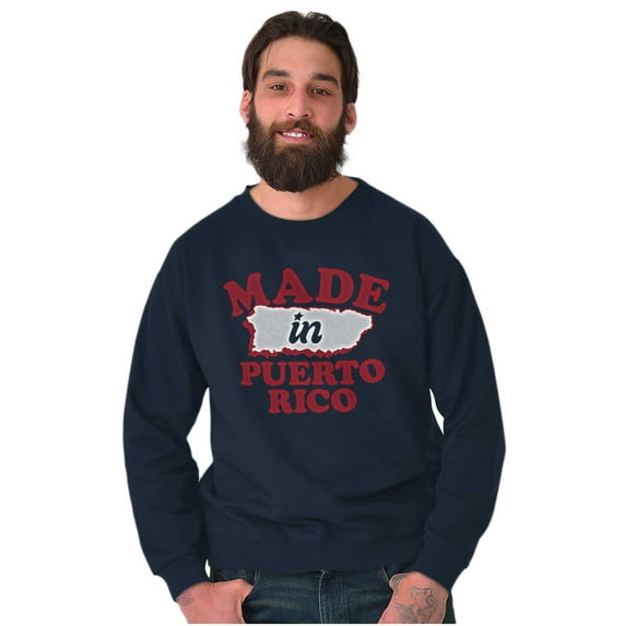 Made in Puerto Rico Island Pride Sweatshirt for Men or Women Brisco Brands S